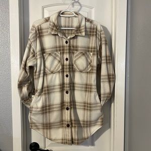 Plaid Shacket with Pockets!!
